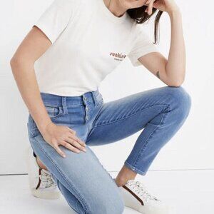 MADEWELL ROADTRIPPER JEGGING BUTTONFLY HIGH RISE JEANS SIZE 25 EUC